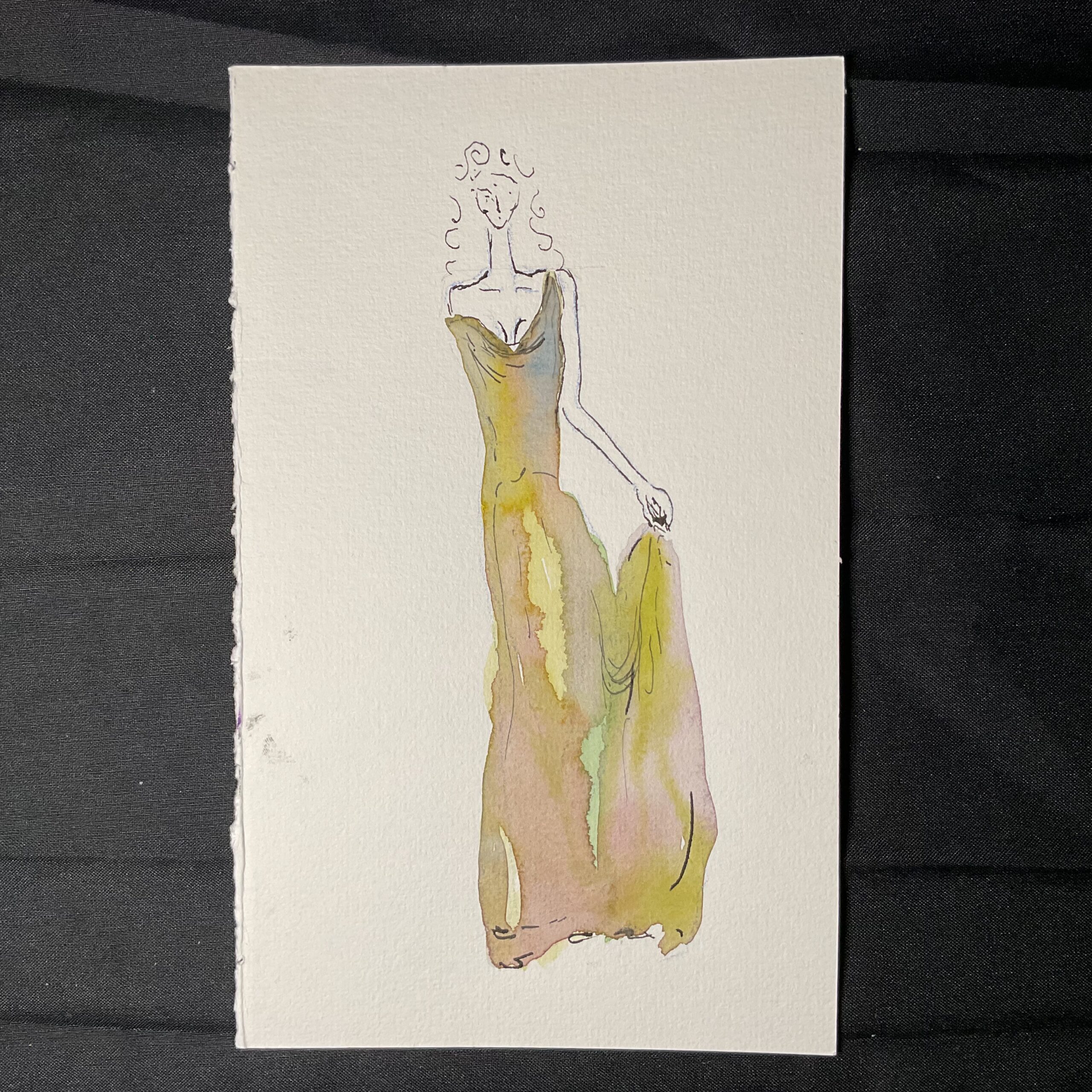 Gabrielle Muguet – jeune artiste aquarelle de mode 2