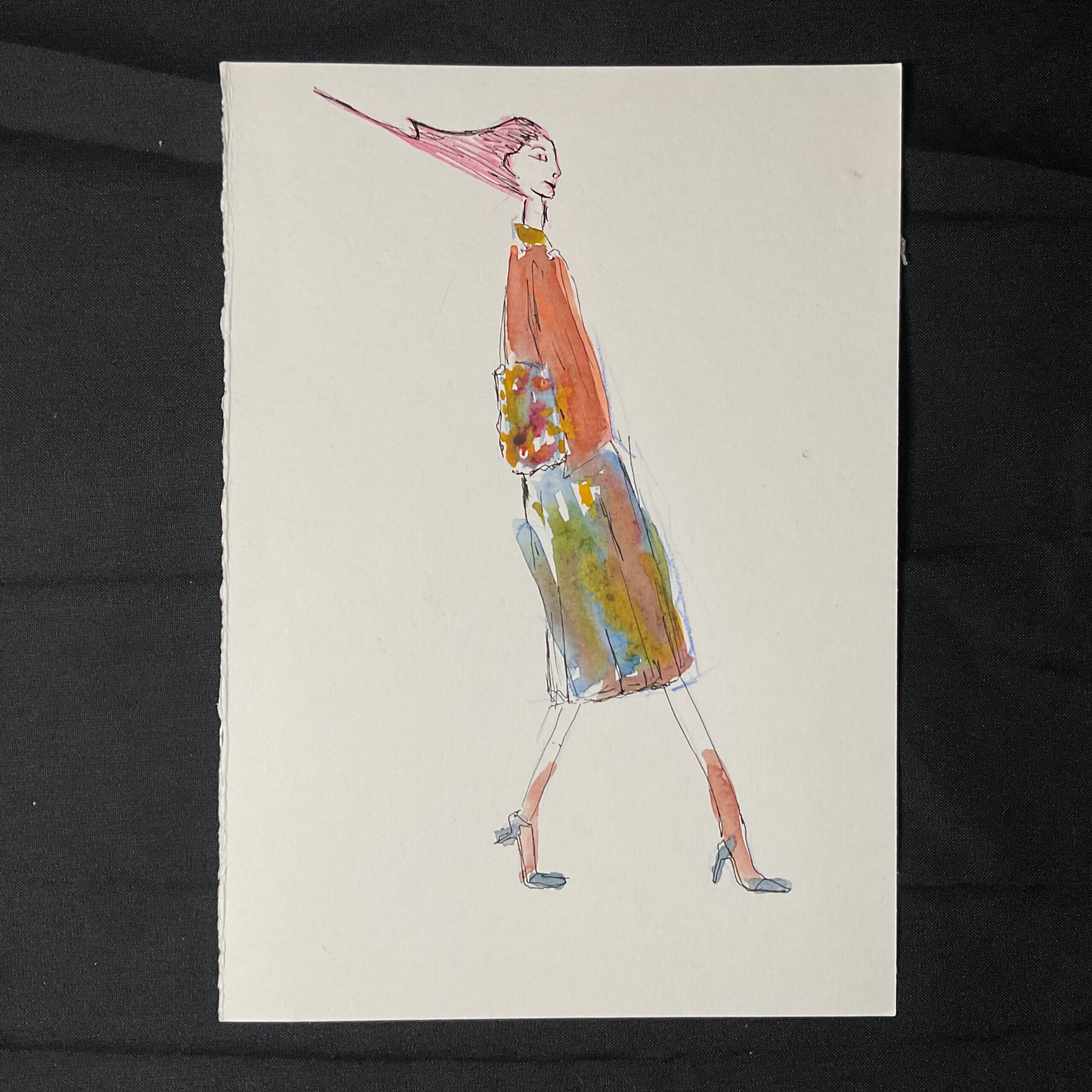 Gabrielle Muguet – jeune artiste aquarelle de mode 4