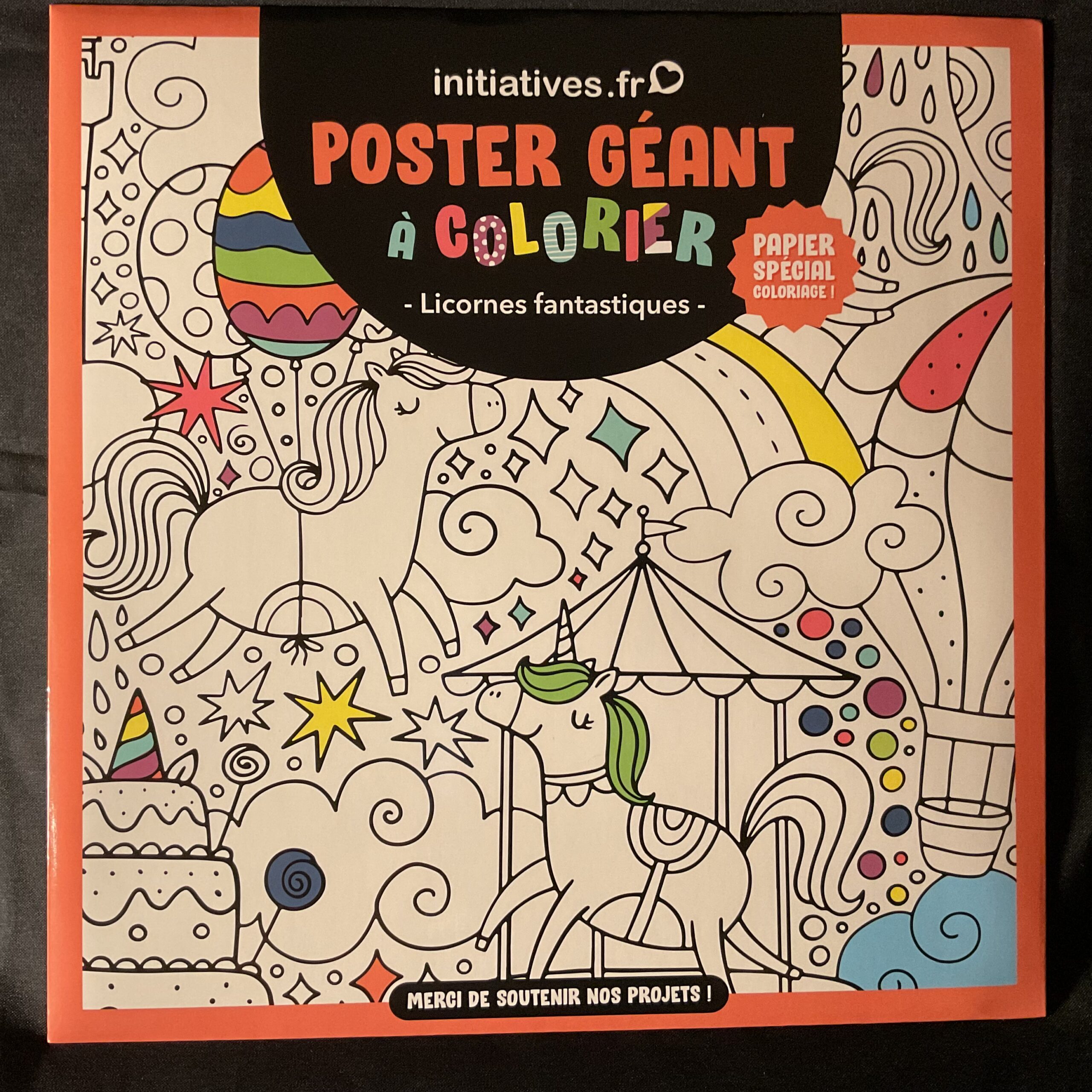 Coloriage pour enfant – Licornes fantastiques –