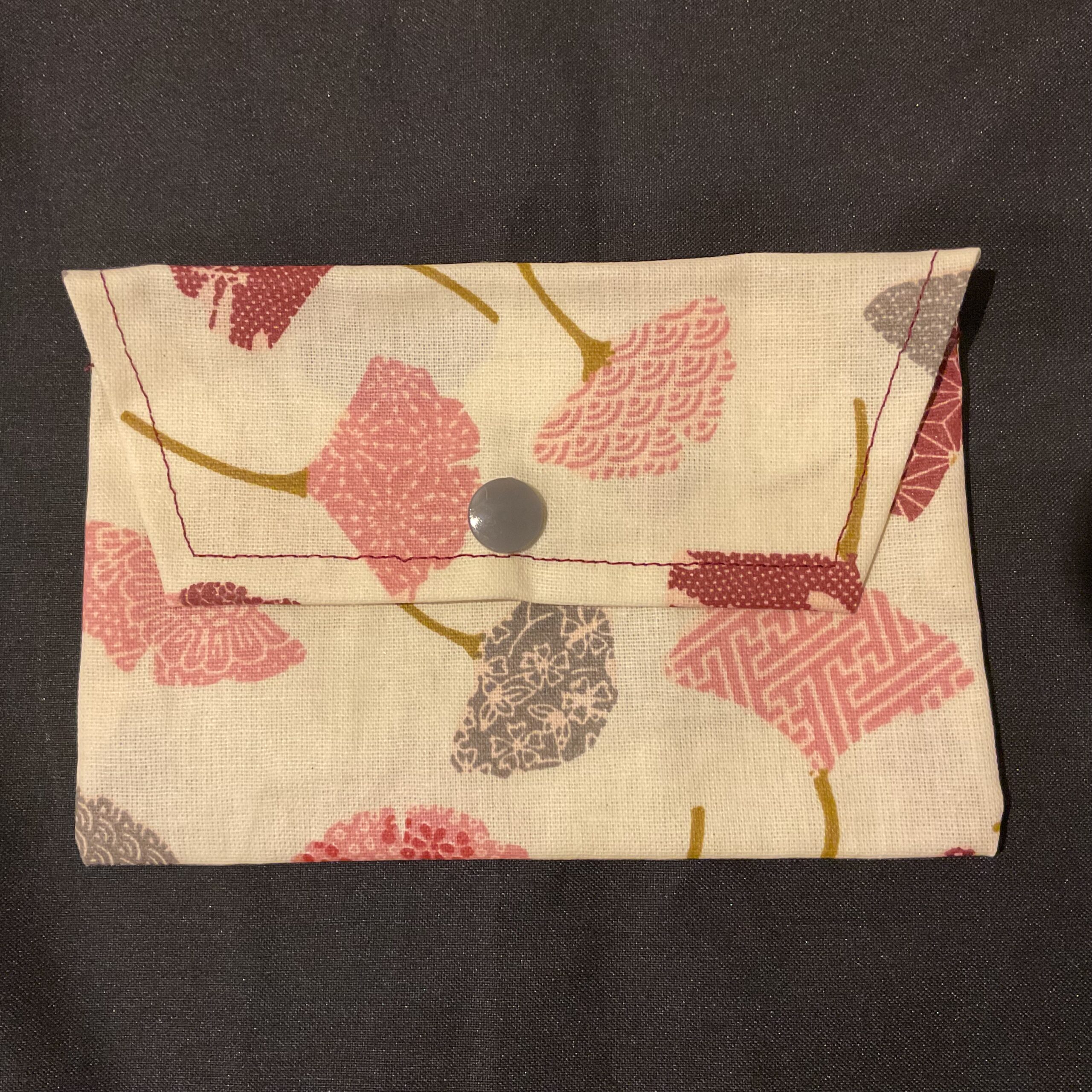 Pochette feuille de Ginkgo imperméabilisée pour savon