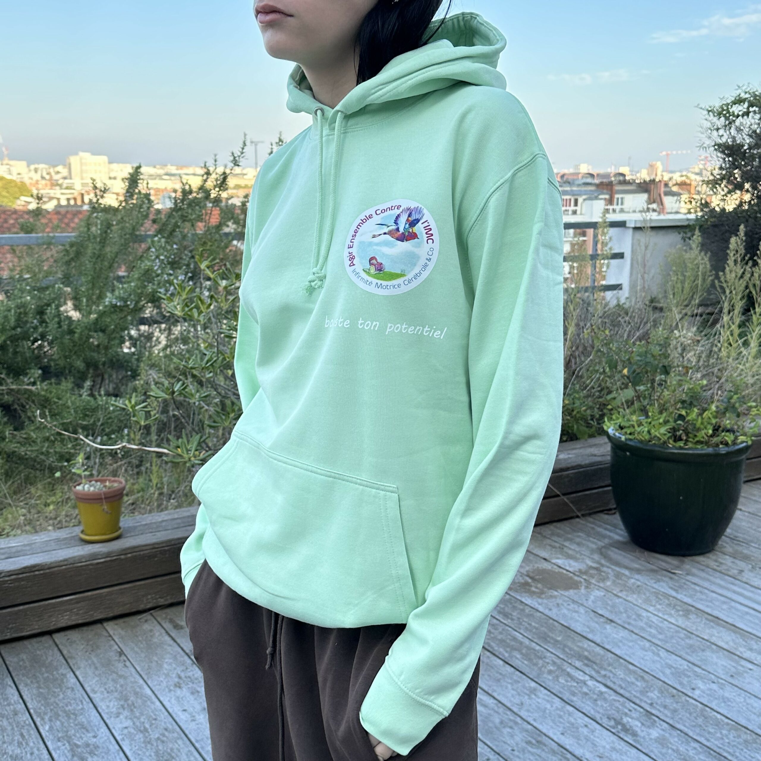 Sweat shirt Todoo  Vert glacé taille L