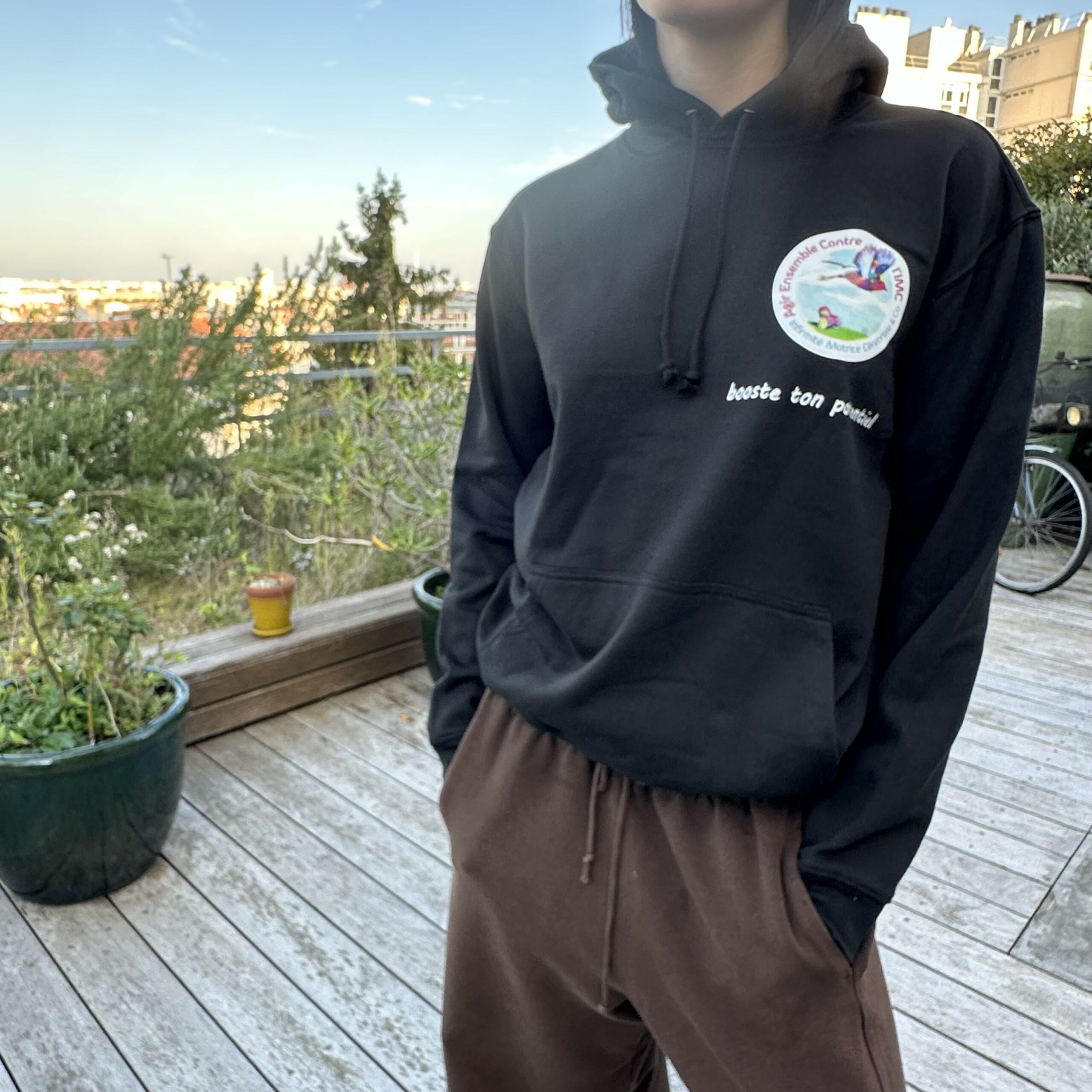 Sweat shirt Todoo  NOIR taille M